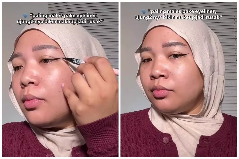 cara baru gambar garis eyeliner © Instagram cara baru gambar garis eyeliner © Instagram