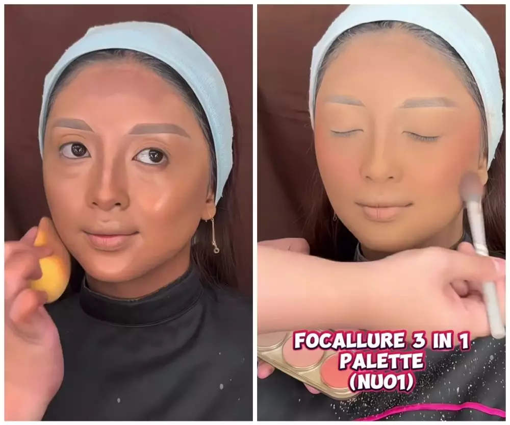 transformasi cewek sawo matang © Instagram  transformasi cewek sawo matang © Instagram