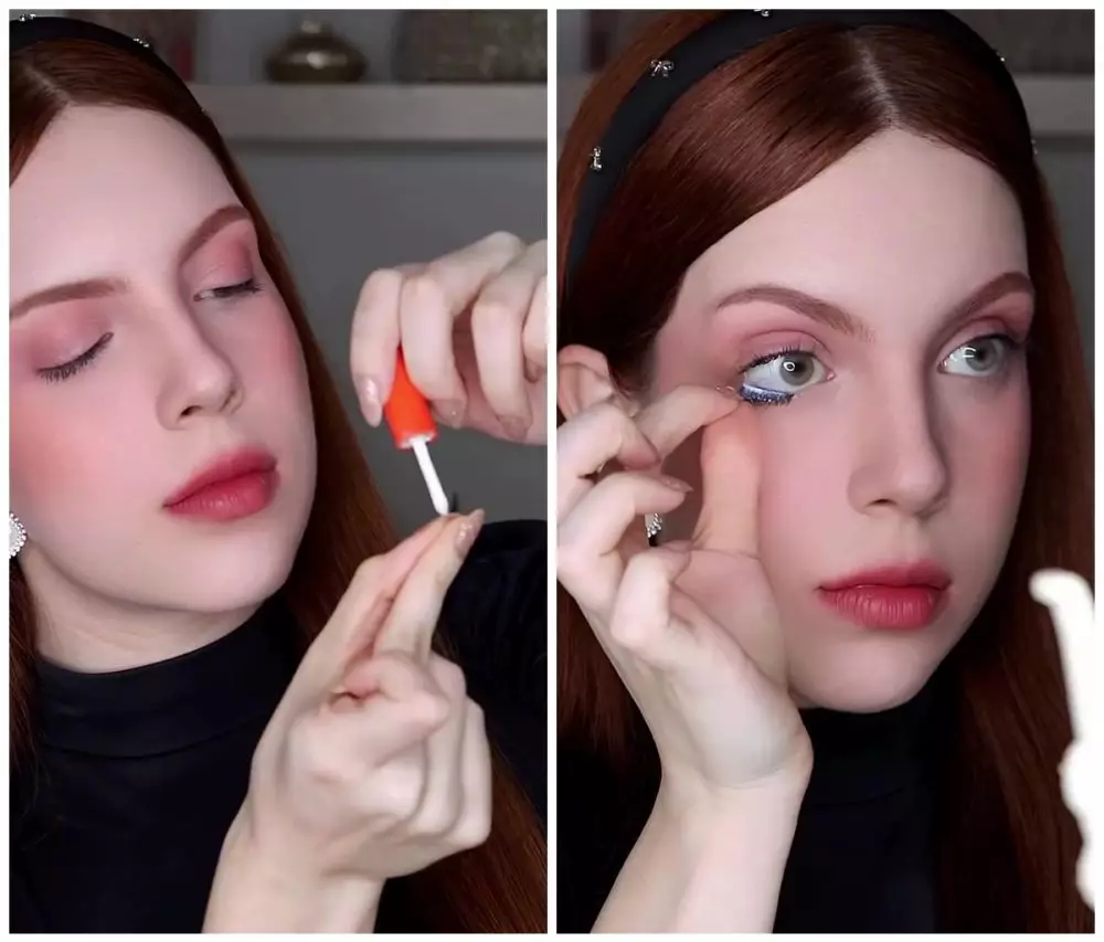 cara pakai fake eyelash © Instagram 