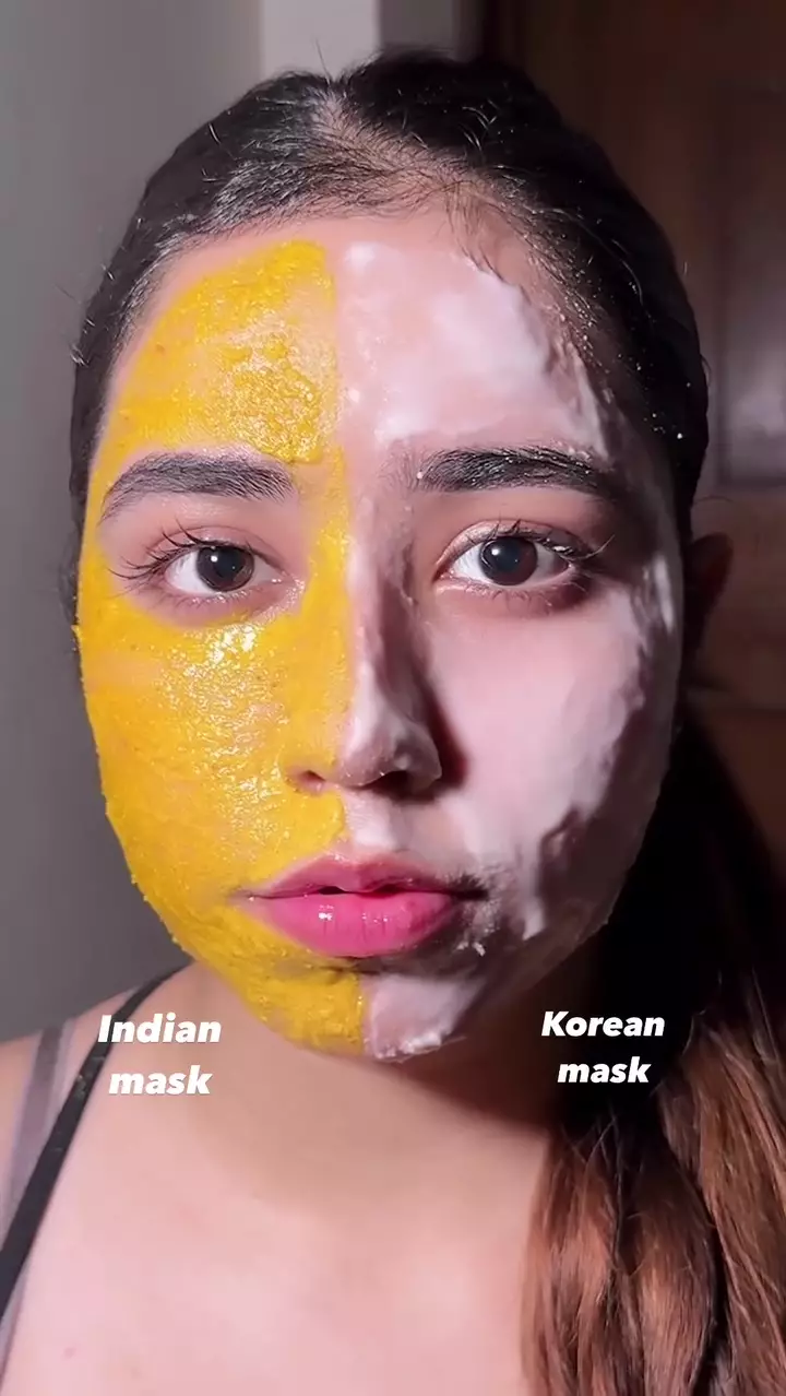 Cara mencerahkan wajah pakai masker Korea © Instagram  Cara mencerahkan wajah pakai masker Korea © Instagram