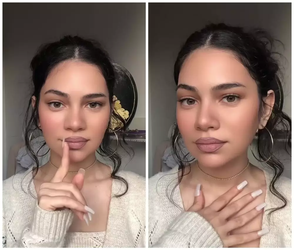 Trik kontur ini bikin cuping hidung auto kecil © YouTube Trik kontur ini bikin cuping hidung auto kecil © YouTube