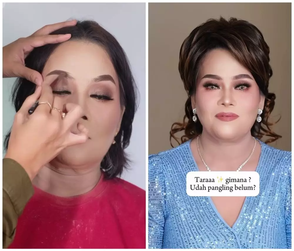 MUA ini sukses ubah tampilan ibu 3 anak © Instagram
