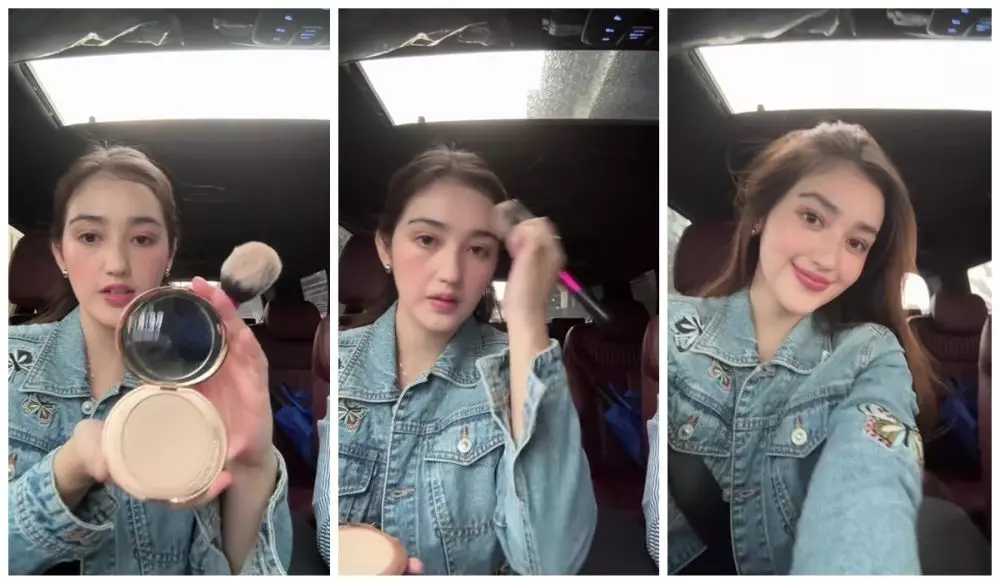 cara Ranty Maria pakai complexion © TikTok cara Ranty Maria pakai complexion © TikTok