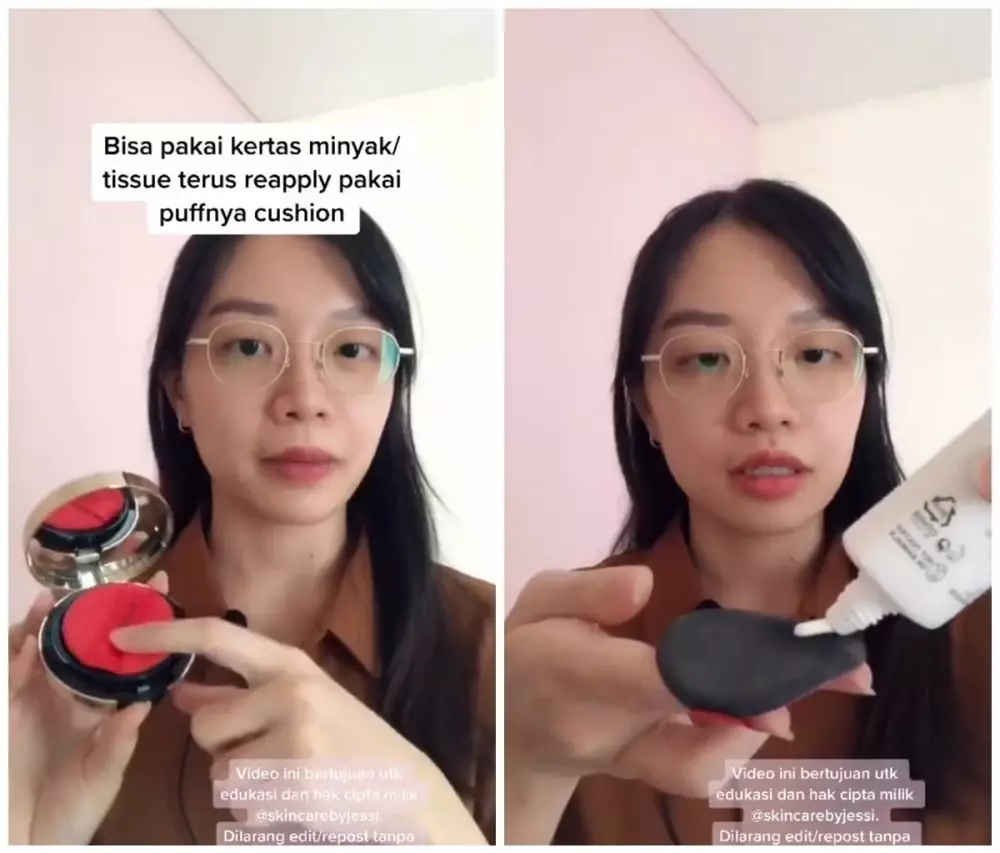 cara reapply sunscreen saat makeup © YouTube cara reapply sunscreen saat makeup © YouTube