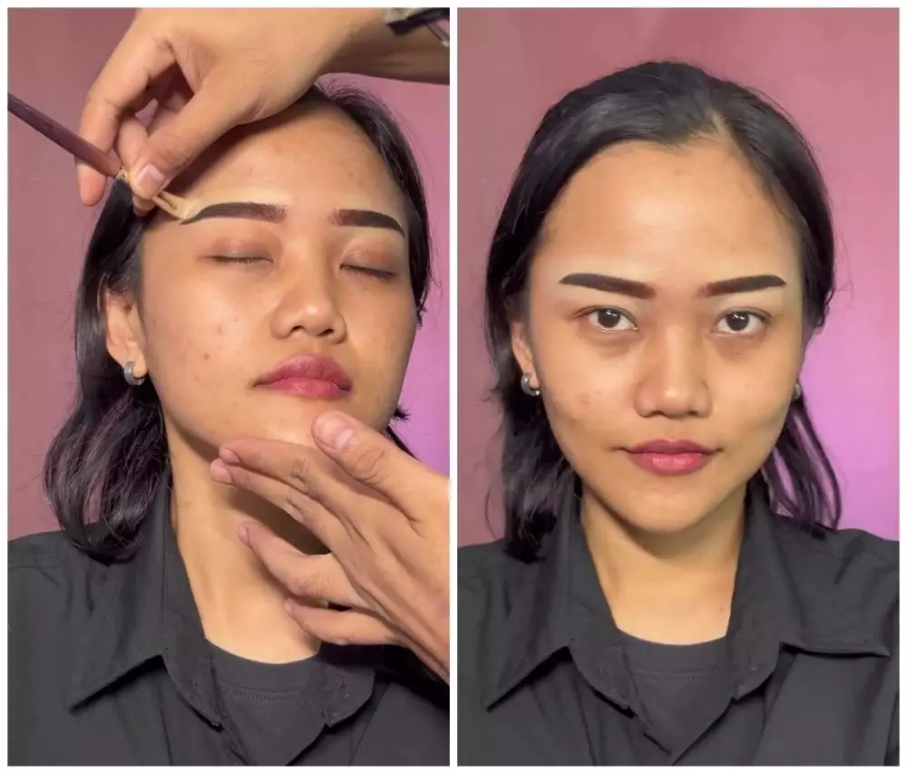 trik gambar alis antigagal © Instagram trik gambar alis antigagal © Instagram