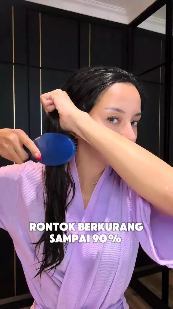 5 perawatan rambut Dinda Kirana © TikTok