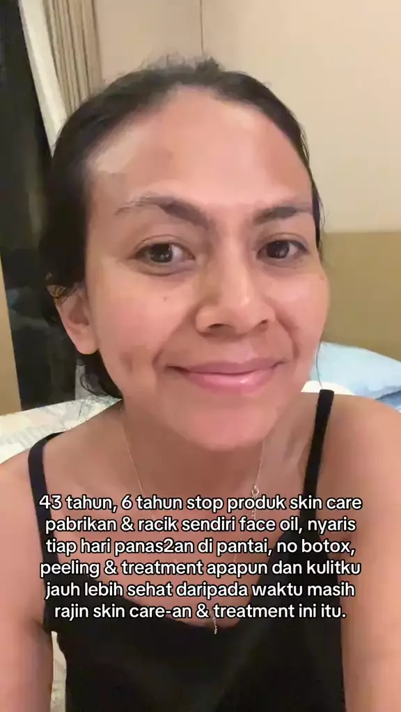 wanita lepas skincare 6 tahun © TikTok wanita lepas skincare 6 tahun © TikTok