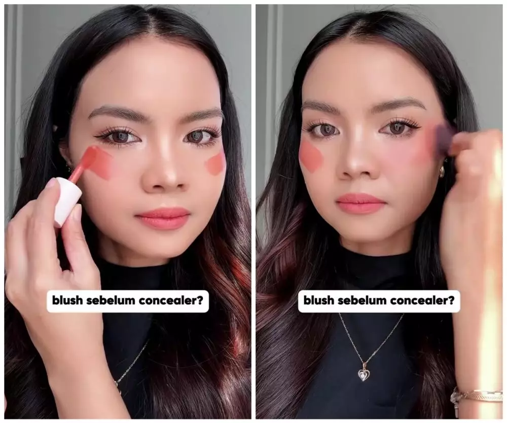 cewek ini jajal hacks pakai concealer © Instagram cewek ini jajal hacks pakai concealer © Instagram