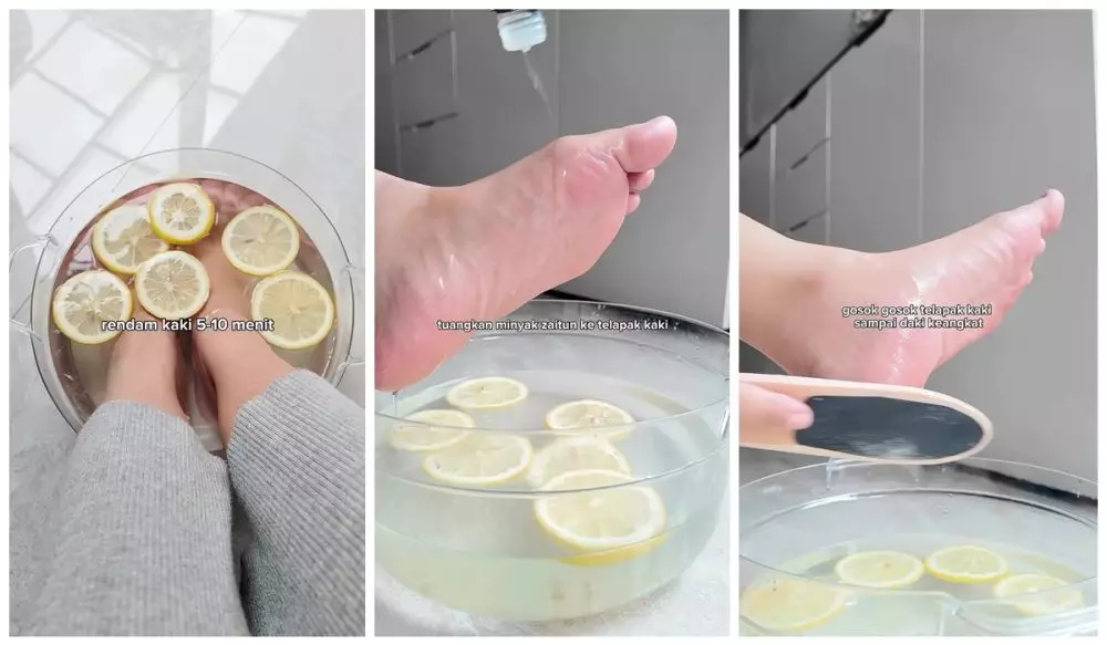 cara ampuh atasi kaki kering pakai minyak zaitun © Instagram