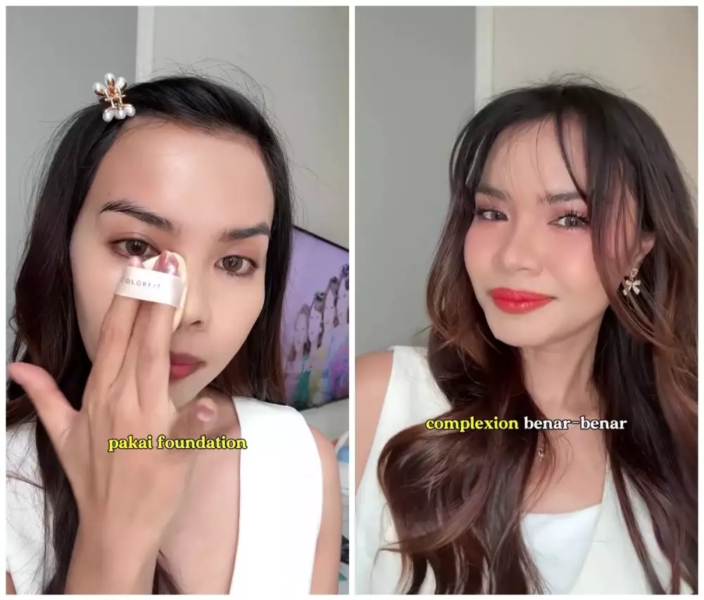 trik tutup bekas jerawat sebelum makeup © Instagram