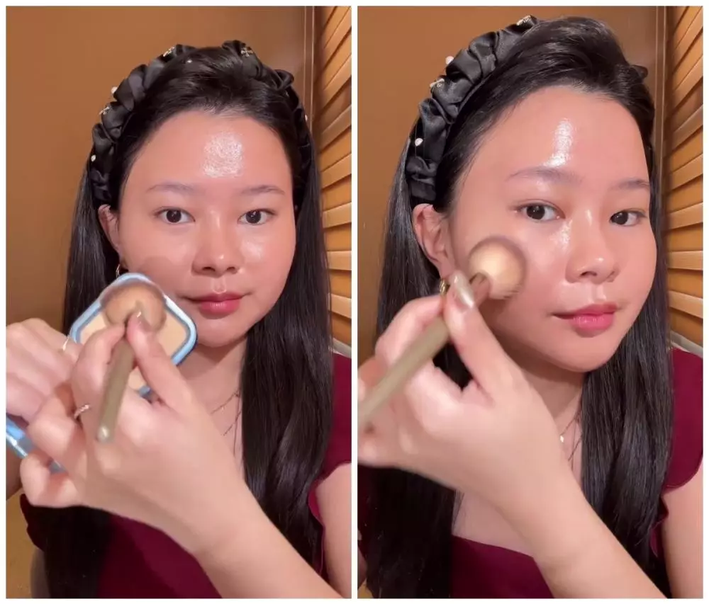 trik samarkan bekas jerawat tanpa foundation © Instagram  trik samarkan bekas jerawat tanpa foundation © Instagram