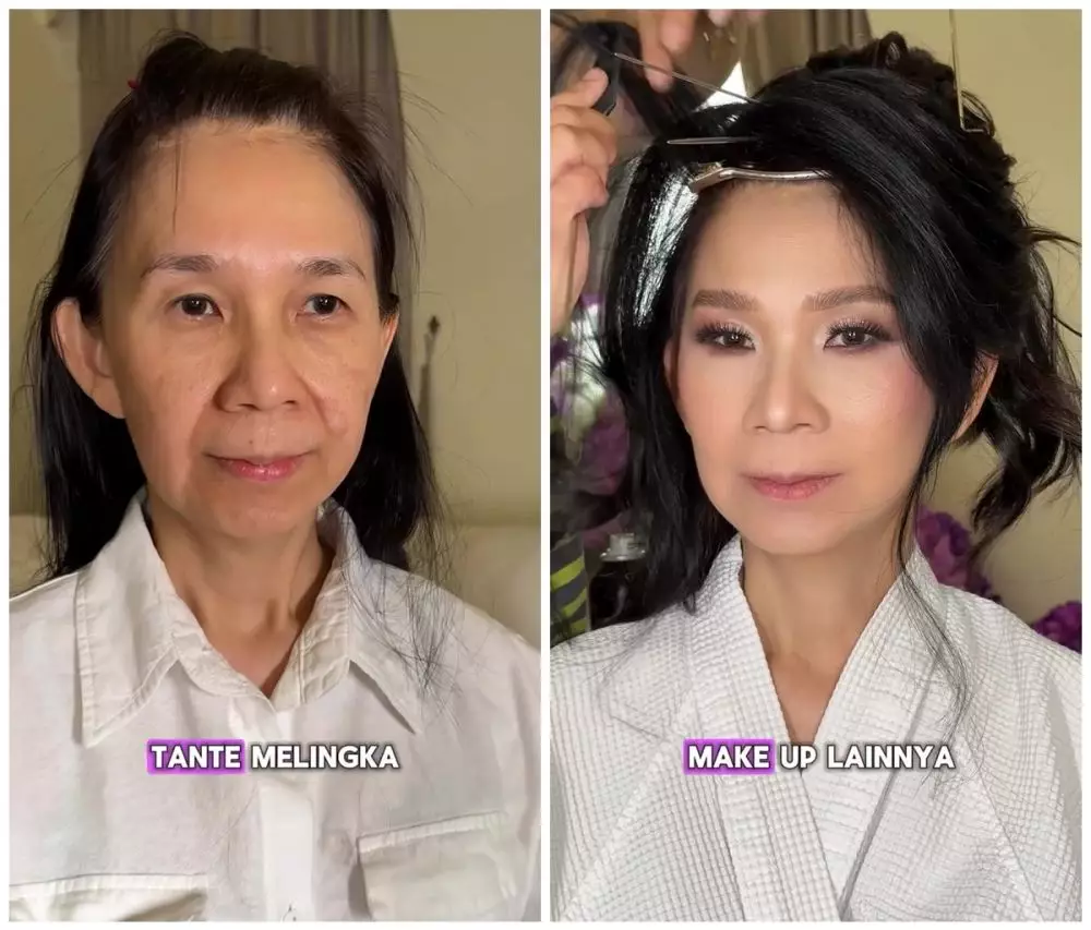 MUA ini ubah bentuk bibir © Instagram MUA ini ubah bentuk bibir © Instagram