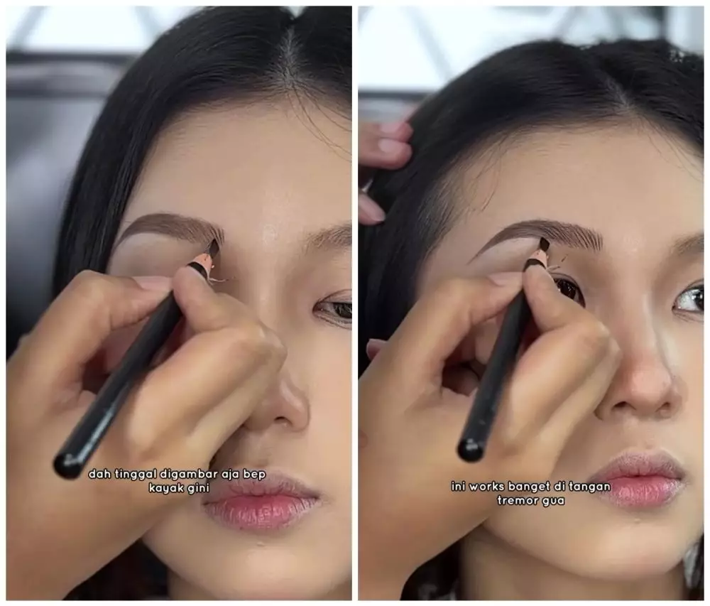trik bikin alis serat bermodal eyebrow © Instagram trik bikin alis serat bermodal eyebrow © Instagram