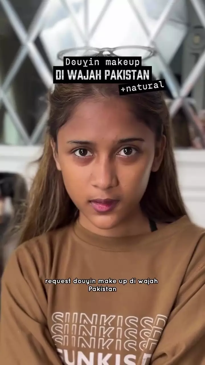 douyin makeup di wajah cewek Pakistan © Instagram douyin makeup di wajah cewek Pakistan © Instagram