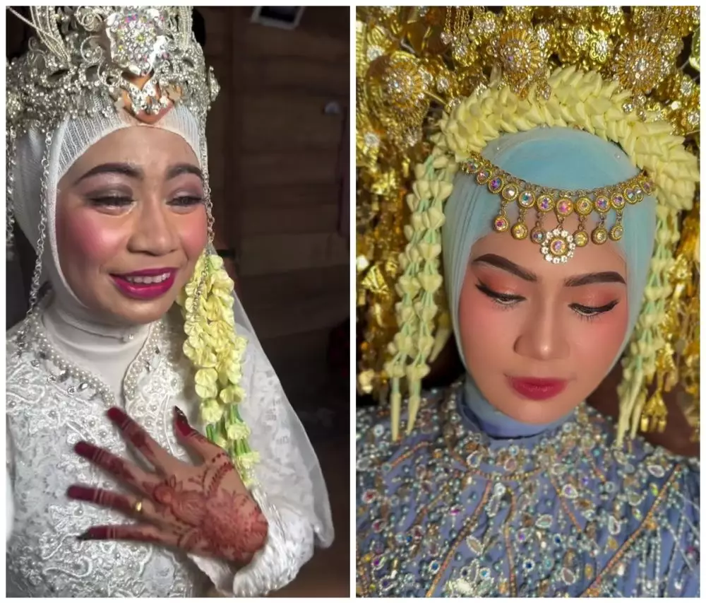 transformasi pengantin dirias ulang © Instagram transformasi pengantin dirias ulang © Instagram