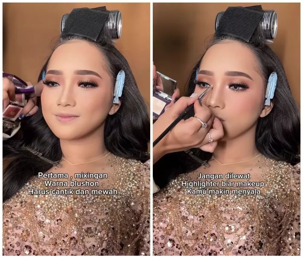 MUA ini bagikan kunci makeup glowing © Instagram MUA ini bagikan kunci makeup glowing © Instagram