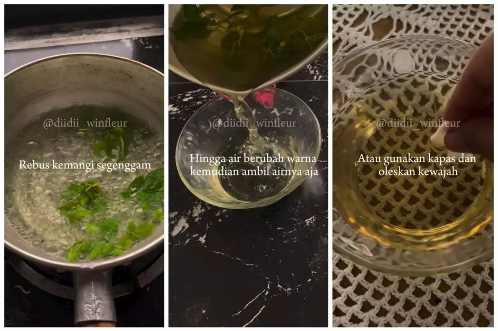 Cara atasi minyak berlebih di wajah © Instagram