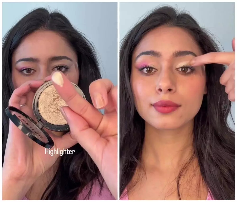 Cara baru pakai eyeshadow © Instagram 