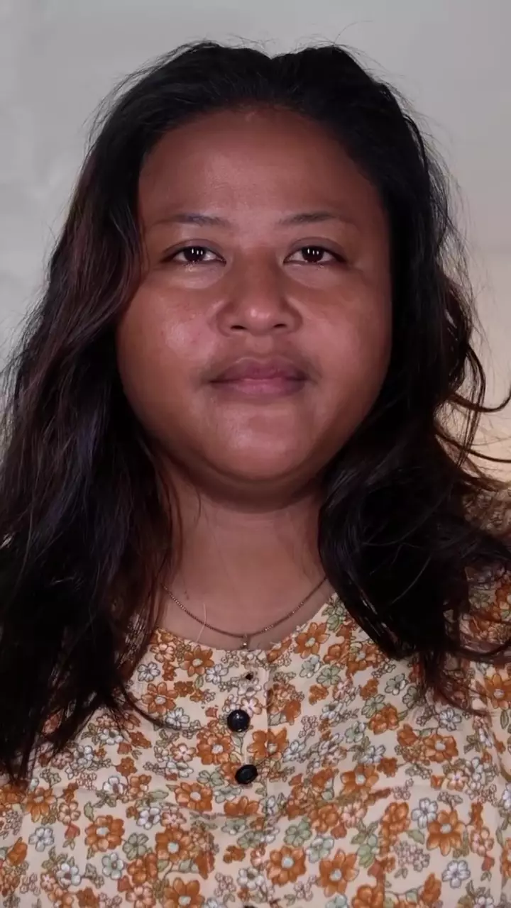 cewek berwajah bulat dirias ala Korean © Instagram