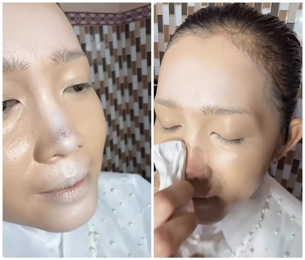 Complexion sering luntur di area hidung © Instagram