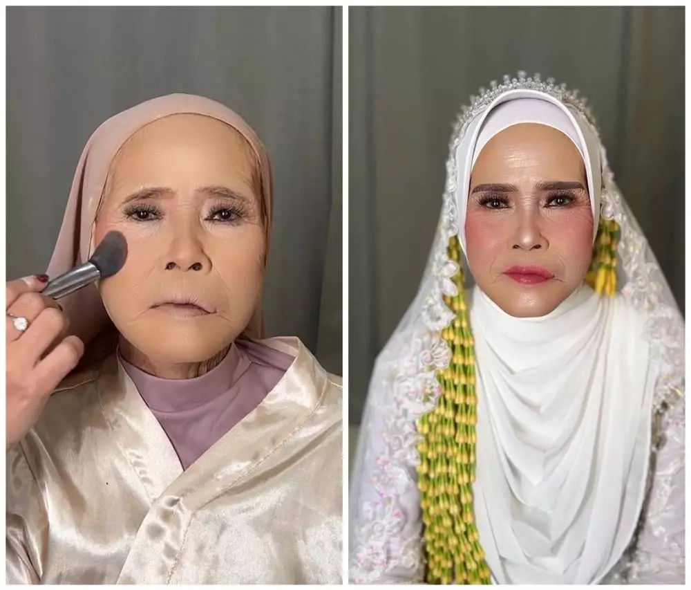 look makeup ala pengantin © Instagram 
