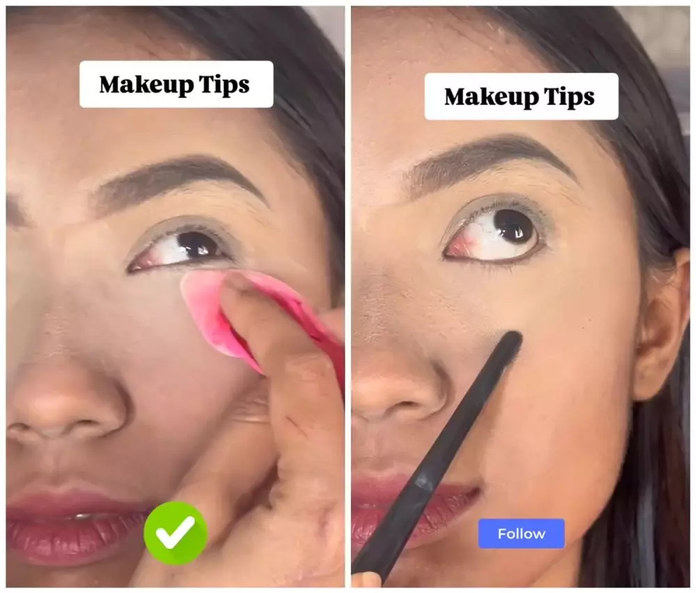 Lipatan di bawah mata © Instagram 