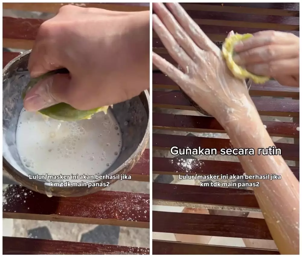 cara bikin lulur tradisional © Instagram cara bikin lulur tradisional © Instagram