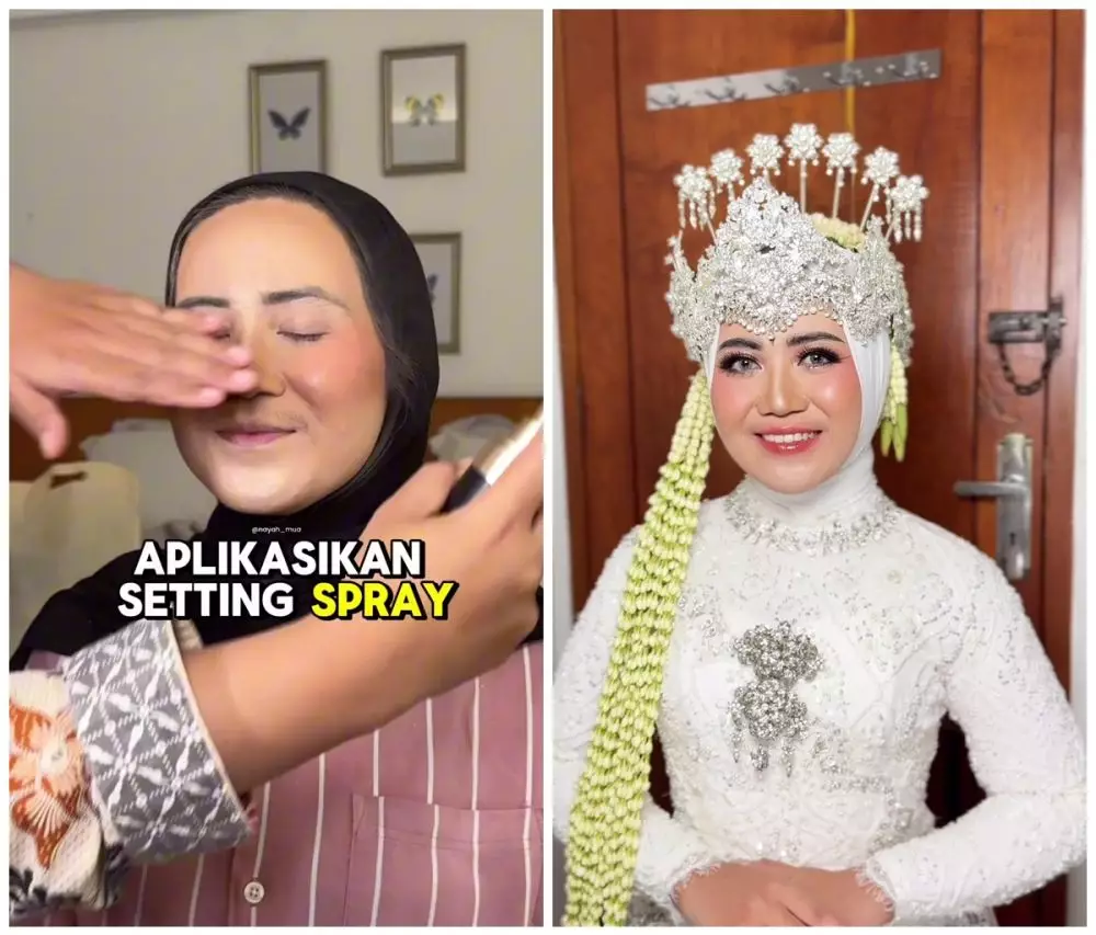 transformasi pengantin jadi mulus © Instagram transformasi pengantin jadi mulus © Instagram