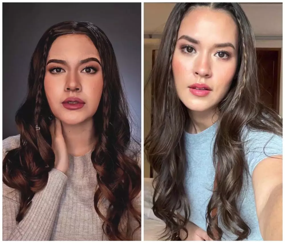 Cewek imitate Raisa © Instagram Cewek imitate Raisa © Instagram