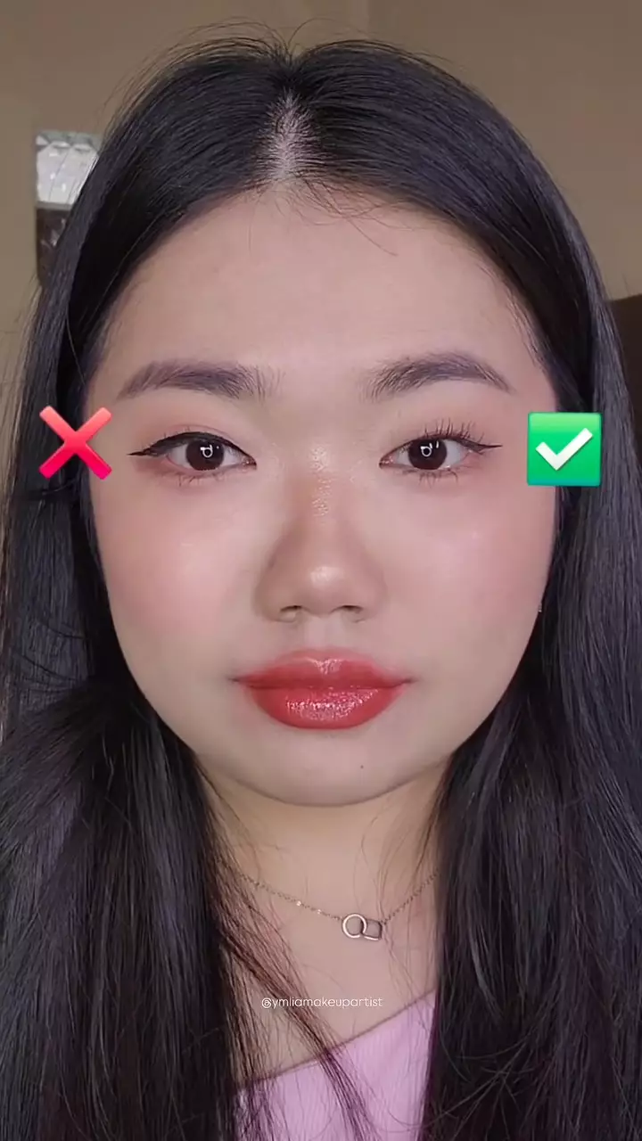 Trik pakai eyeliner © Instagram 