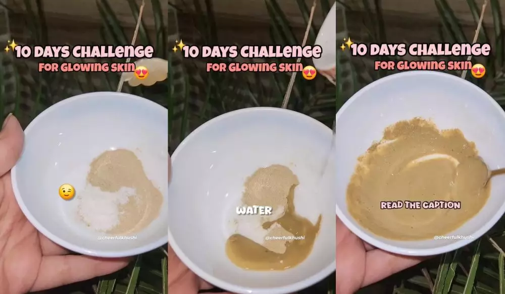 Kulit bertekstur bekas jerawat © Instagram 