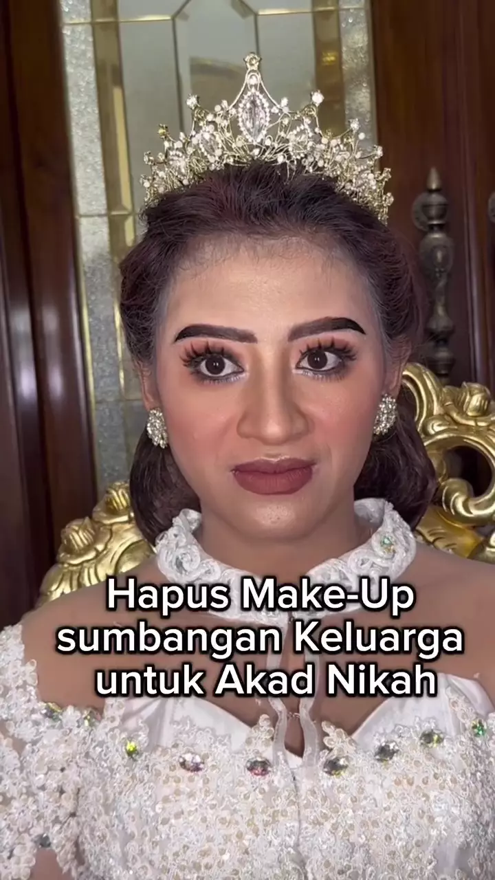 pengantin ini rela dirias ulang © Instagram 