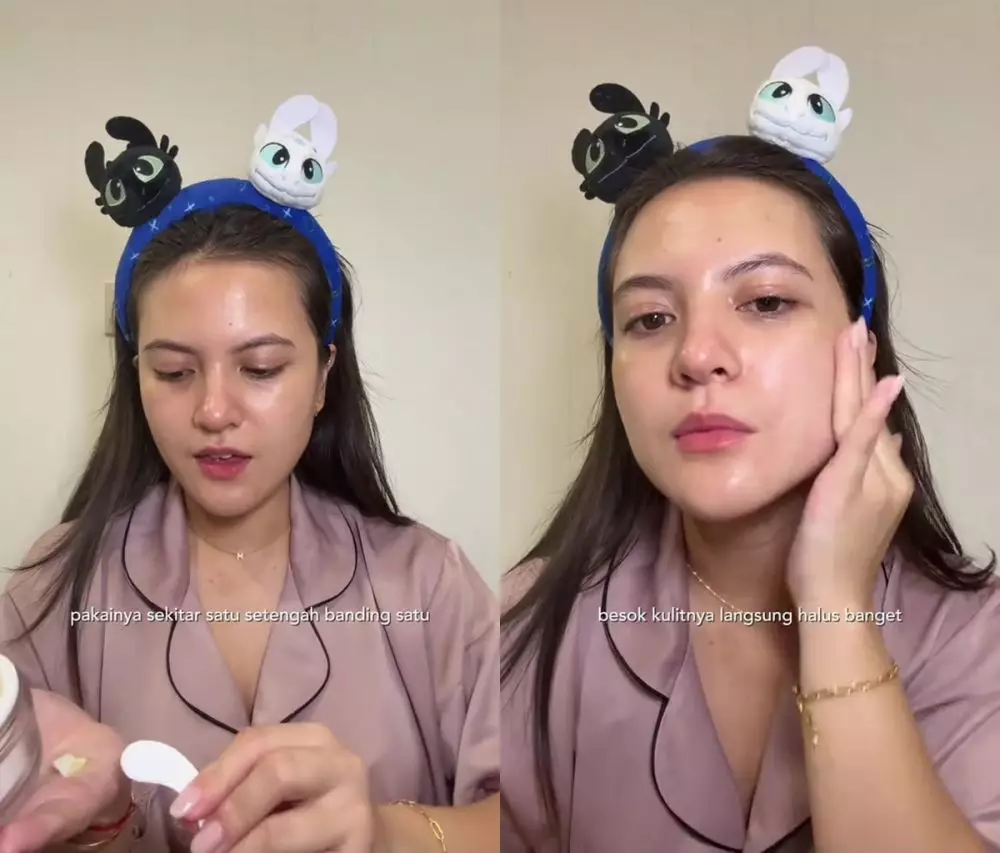 skincare routine Marsha Aruan © TikTok