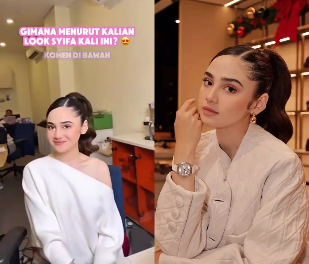 cara Syifa Hadju makeup sendiri © Instagram 