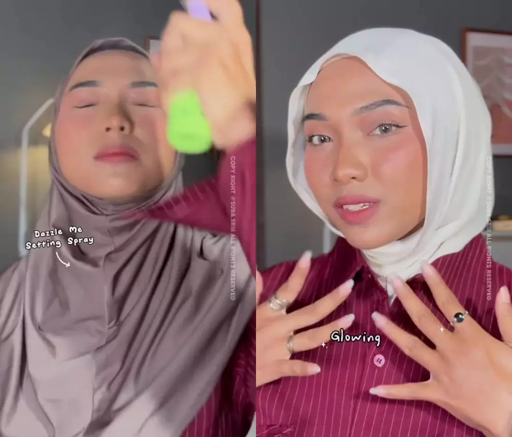 Pakai bedak padat masih sering cakey © Instagram  Pakai bedak padat masih sering cakey © Instagram