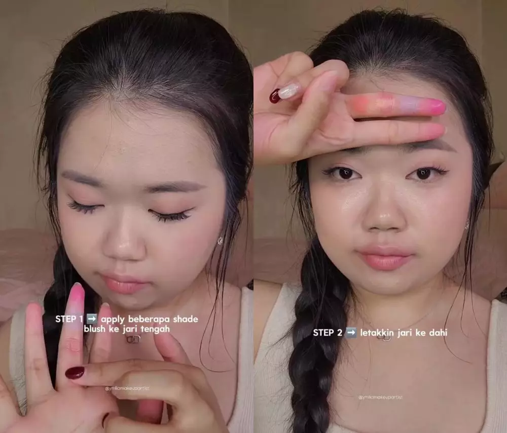 Cara baru memilih warna blush on © Instagram