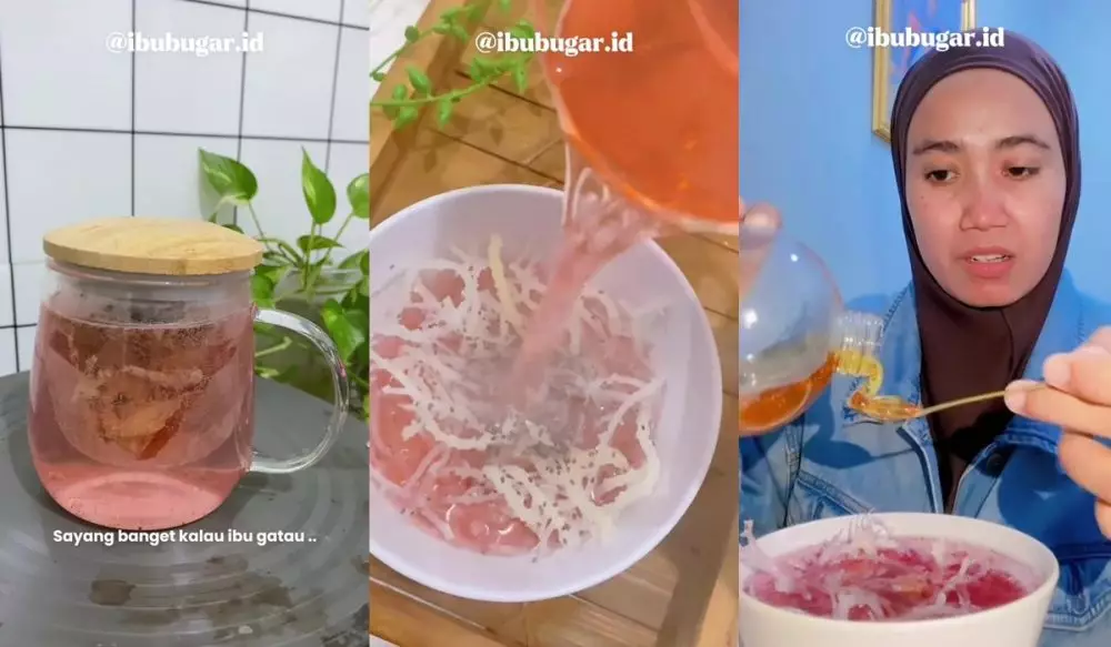 cara bikin minuman kolagen segar © TikTok