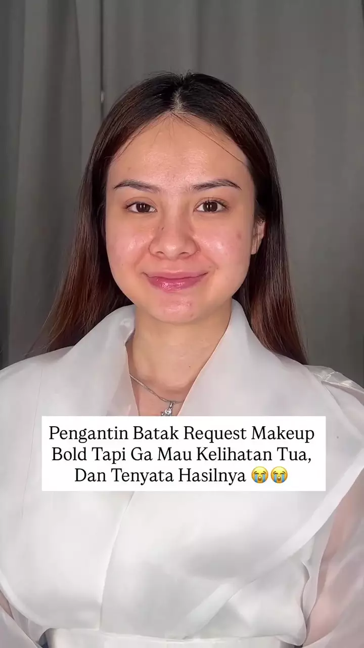Pengantin ini request makeup bold © Instagram  Pengantin ini request makeup bold © Instagram