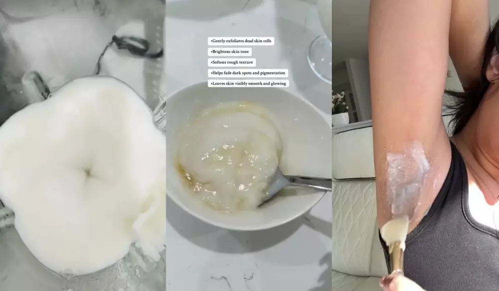 Cara praktis cerahkan kulit ketiak © Instagram 