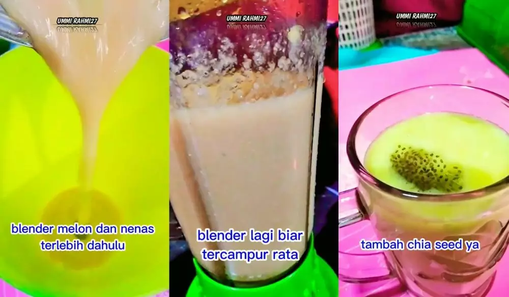 cara bikin minuman kolagen pakai 3 buah © Instagram 