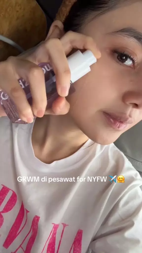 morning skincare routine ala Syifa Hadju © TikTok morning skincare routine ala Syifa Hadju © TikTok