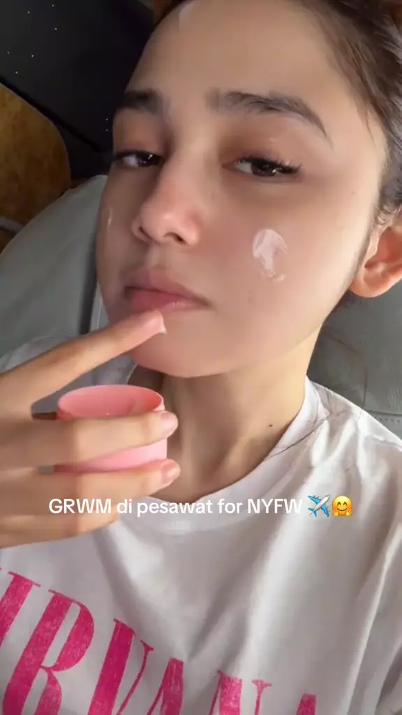 morning skincare routine ala Syifa Hadju © TikTok morning skincare routine ala Syifa Hadju © TikTok