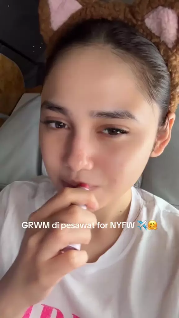 morning skincare routine ala Syifa Hadju © TikTok morning skincare routine ala Syifa Hadju © TikTok