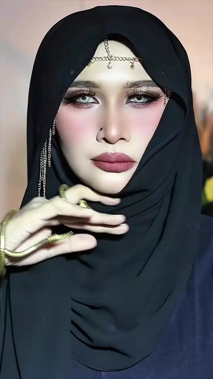 Padukan gaya Arabian look © Instagram Padukan gaya Arabian look © Instagram