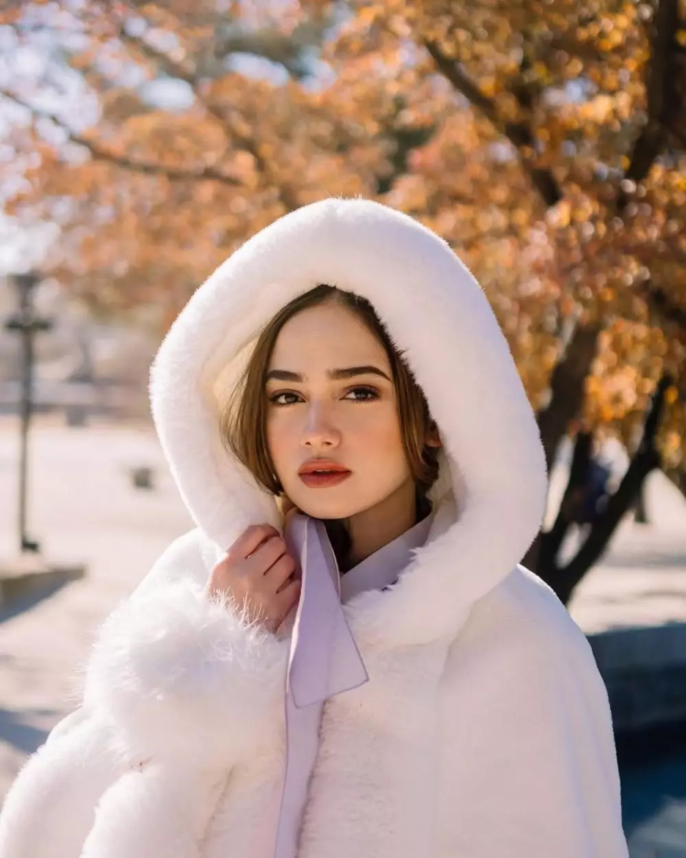 makeup Syifa Hadju saat liburan © Instagram 