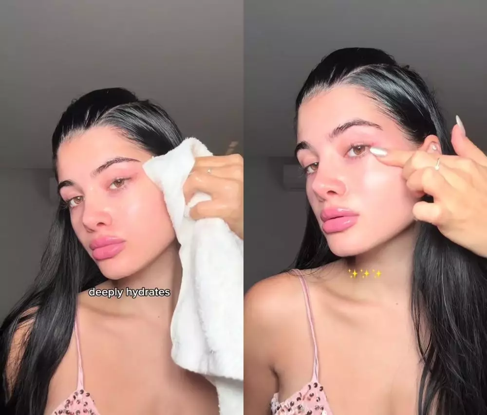 Pori-pori wajah terbuka © TikTok Pori-pori wajah terbuka © TikTok