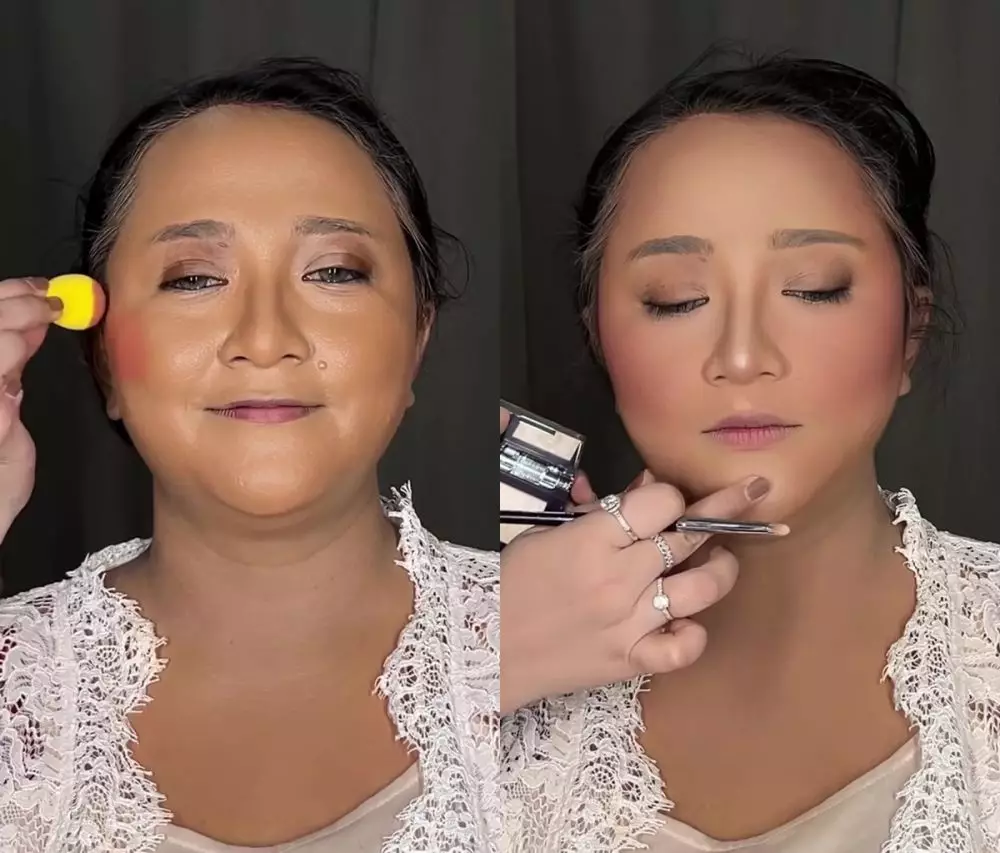 Makeup ala pengantin India © Instagram