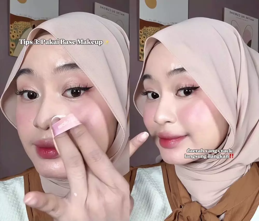 Tak perlu diberi foundation © Instagram 