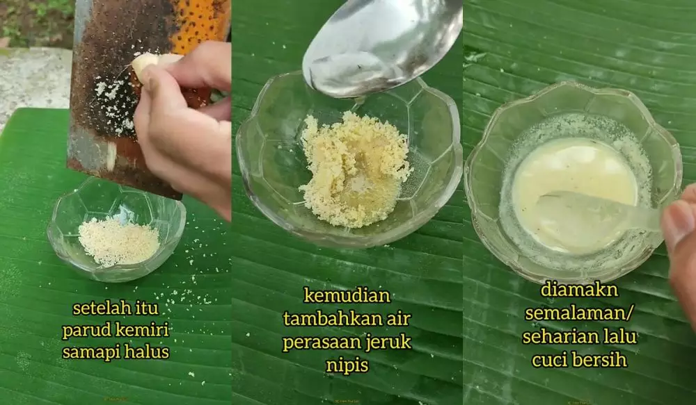hilangkan uban agar rambut hitam © TikTok