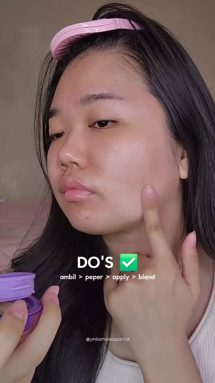 Bukan dioles ke punggung tangan © Instagram 